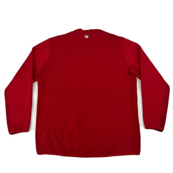 Washington Nationals Mens XXL Red Nike Pro Fitted BSBL Dri-Fit Crewneck MLB - Picture 6 of 11